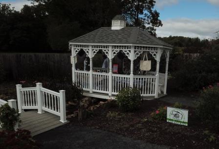 gazebo in the garden